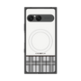 プレミアムスクエアケース with SnapMag［ CASEPLAY Tartan Check - Gray ］