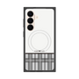 プレミアムスクエアケース with SnapMag［ CASEPLAY Tartan Check - Gray ］