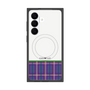 プレミアムスクエアケース with SnapMag［ CASEPLAY Tartan Check - Purple ］