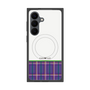 プレミアムスクエアケース with SnapMag［ CASEPLAY Tartan Check - Purple ］