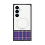 プレミアムスクエアケース with SnapMag［ CASEPLAY Tartan Check - Purple ］