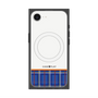 プレミアムスクエアケース with SnapMag［ CASEPLAY Tartan Check - Blue ］