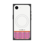 プレミアムスクエアケース with SnapMag［ CASEPLAY Tartan Check - Pink ］