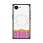 プレミアムスクエアケース with SnapMag［ CASEPLAY Tartan Check - Pink ］