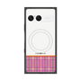 プレミアムスクエアケース with SnapMag［ CASEPLAY Tartan Check - Pink ］