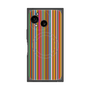プレミアムスクエアケース with SnapMag［ Colorful Stripe ］