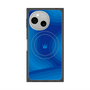 プレミアムスクエアケース with SnapMag［ CASEPLAY Winding Pattern - Blue ］