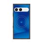 プレミアムスクエアケース with SnapMag［ CASEPLAY Winding Pattern - Blue ］