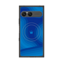 プレミアムスクエアケース with SnapMag［ CASEPLAY Winding Pattern - Blue ］