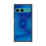 プレミアムスクエアケース with SnapMag［ CASEPLAY Winding Pattern - Blue ］