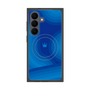 プレミアムスクエアケース with SnapMag［ CASEPLAY Winding Pattern - Blue ］