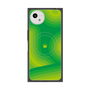 プレミアムスクエアケース with SnapMag［ CASEPLAY Winding Pattern - Green ］