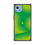 プレミアムスクエアケース with SnapMag［ CASEPLAY Winding Pattern - Green ］