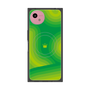 プレミアムスクエアケース with SnapMag［ CASEPLAY Winding Pattern - Green ］