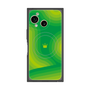 プレミアムスクエアケース with SnapMag［ CASEPLAY Winding Pattern - Green ］