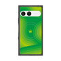 プレミアムスクエアケース with SnapMag［ CASEPLAY Winding Pattern - Green ］