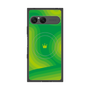 プレミアムスクエアケース with SnapMag［ CASEPLAY Winding Pattern - Green ］