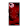 プレミアムスクエアケース with SnapMag［ CASEPLAY Winding Pattern - Red ］