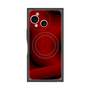 プレミアムスクエアケース with SnapMag［ CASEPLAY Winding Pattern - Red ］