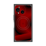 プレミアムスクエアケース with SnapMag［ CASEPLAY Winding Pattern - Red ］