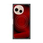 プレミアムスクエアケース with SnapMag［ CASEPLAY Winding Pattern - Red ］