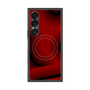 プレミアムスクエアケース with SnapMag［ CASEPLAY Winding Pattern - Red ］