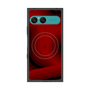 プレミアムスクエアケース with SnapMag［ CASEPLAY Winding Pattern - Red ］
