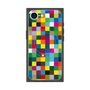 プレミアムスクエアケース with SnapMag［ CASEPLAY Rainbow Check ］