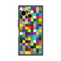 プレミアムスクエアケース with SnapMag［ CASEPLAY Rainbow Check ］