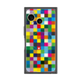 プレミアムスクエアケース with SnapMag［ CASEPLAY Rainbow Check ］