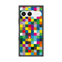 プレミアムスクエアケース with SnapMag［ CASEPLAY Rainbow Check ］