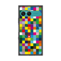 プレミアムスクエアケース with SnapMag［ CASEPLAY Rainbow Check ］