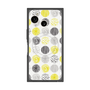 プレミアムスクエアケース with SnapMag［ Nordic Circle - Yellow ］