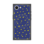 プレミアムスクエアケース with SnapMag［ Drawing Dot - Navy ］