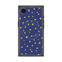 プレミアムスクエアケース with SnapMag［ Drawing Dot - Navy ］