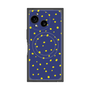 プレミアムスクエアケース with SnapMag［ Drawing Dot - Navy ］