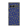 プレミアムスクエアケース with SnapMag［ Drawing Dot - Navy ］