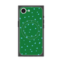 プレミアムスクエアケース with SnapMag［ Drawing Dot - Green ］