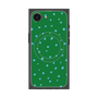 プレミアムスクエアケース with SnapMag［ Drawing Dot - Green ］