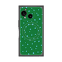プレミアムスクエアケース with SnapMag［ Drawing Dot - Green ］