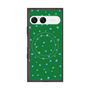 プレミアムスクエアケース with SnapMag［ Drawing Dot - Green ］