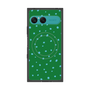 プレミアムスクエアケース with SnapMag［ Drawing Dot - Green ］