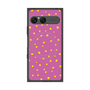 プレミアムスクエアケース with SnapMag［ Drawing Dot - Pink ］