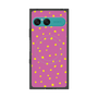 プレミアムスクエアケース with SnapMag［ Drawing Dot - Pink ］