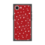 プレミアムスクエアケース with SnapMag［ Drawing Dot - Red ］