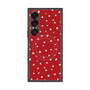 プレミアムスクエアケース with SnapMag［ Drawing Dot - Red ］