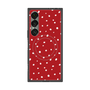 プレミアムスクエアケース with SnapMag［ Drawing Dot - Red ］