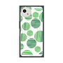 プレミアムスクエアケース with SnapMag［ Nordic Dot - Green ］