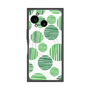 プレミアムスクエアケース with SnapMag［ Nordic Dot - Green ］