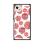 プレミアムスクエアケース with SnapMag［ Nordic Dot - Red ］